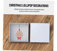 TOGEVAL 6pcs Decorative Pendant Ornament Decoration Lollipop Hanging Pendants Creative Lollipop Hanging Candy Board Lovely Candy Sweets Acrylic
