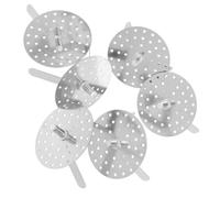 TOGEVAL 6Pcs Detachable Stainless Steel Filter Strainers for Funnels Household Replacement Funnel Filters Fine Mesh Kitchen Sieves for Liquid Straining and Easy Cleaning