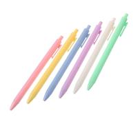 TOGEVAL 6pcs Erasable Gel Pens Multi Color Student Writing Tools Smooth Ink Lightweight Portable for School Office Home Use
