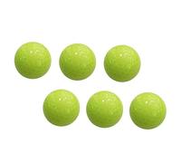 TOGEVAL 6pcs Fluorescent Golf Balls Night Glow Synthetic Light-absorbing Luminous Practice Balls for Twilight and Early Morning Golf Sessions