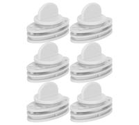 TOGEVAL 6pcs Grey Hot Water Bag Sealing Plugs Leakproof Replacement Stoppers for Bottles and Bags Heat-Resistant Caps for Home and Travel Use