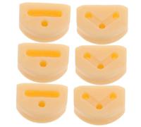 TOGEVAL 6pcs Guitar String Buckles Guitar String Locks Securing Ties for Acoustic Classical Flamenco Ukulele