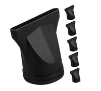 TOGEVAL 6pcs Hair Dryer Nozzle Replacement Durable Heat Resistant Plastic Concentrator Attachments for Focused Airflow Styling Saving Salon Tool for Barber and Hairdresser Use