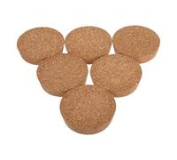 TOGEVAL 6pcs Hydroponic Vase Cork Lids Tapered Cork Seal Caps for Glass Terrarium Jars Mason Jar Plugs Leak-prevention Function for Micro Landscape Planting