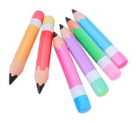 TOGEVAL 6pcs Inflatable Pencil Balloon School Inflatable Pencil Decorations School Supplies Large Prop Jumbo Prop Back to Decor Pvc