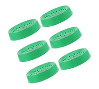 TOGEVAL 6pcs Plastic Bird Nesting Bowls with Mat for Pigeon Hatching Nest, Small Bird Breeding Bed and Roosting Pocket, Suitable for Racing Pigeons and Canary Cage Shelter