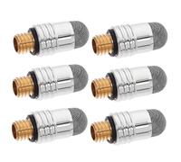 TOGEVAL 6pcs Replacement Stylus Pen Tips Capacitive Fiber Mesh Touch Screen Pen Tips Conductive Silver Threaded Design for Tablets Smartphones