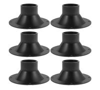 TOGEVAL 6pcs Stage Sound Horn Plastic High-frequency Speaker Horns for Audio System Treble Replacement Home Theater Use