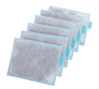TOGEVAL 6pcs Thickened Fish Tank Filter Element Aquarium Pad Home Fish Tank Supplies Odor Control Bowl Media