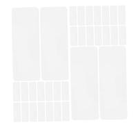 TOGEVAL 70pcs Reusable Dry Erase Magnetic Name Tags Writable Whiteboard Labels for Classroom Office Events Strong Adhesion Reusable Magnet Labels for Metal Surfaces