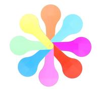 TOGEVAL 8-color Translucent Filter Sheets for ’s Early Education, Color Mixing and Recognition Teaching Aid, Portable Plastic Filter Boards for Classroom Learning