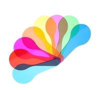 TOGEVAL 8-color Translucent Mixing Sheets round Handle, Early Education Science Experiment Optics Filter Boards and Students, Color Recognition and Light Mixing Learning Aids