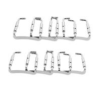 TOGEVAL 8 PCS Violin Chinrest Screws Hardware for Maintenance and Repair Integrated Silver Design Compatible with Violin Models Professional Replacement Accessories