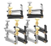 TOGEVAL 8-Piece Metal Violin Tuning Keys Set for 3/4-4/4 Violins for Beginners and Professionals