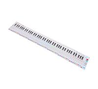 TOGEVAL 88 Key Piano Keyboard Practice Chart Paper Removable Piano Notes Guide for Beginners Teachers
