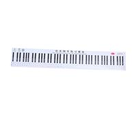 TOGEVAL 88-key Piano Keyboard Practice Stickers Removable Finger Guide Standard Notation and English Tuning Teaching Aid for Beginners