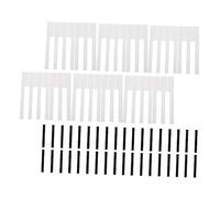 TOGEVAL 88Pcs Acrylic Piano Keytops, White Replacement Keyboard Keys for Piano Repair, Practical Parts Accessories for Musicians