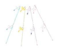 TOGEVAL 8pcs Cartoon Shaped Gel Pens for Portable Lightweight Writing Pens with Adorable Butterfly Drifting Bottle Pendant Student Signature Prize School Office Home Use