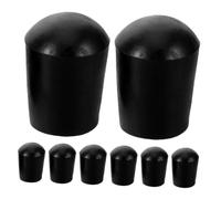 TOGEVAL 8pcs Cello Endpin Rubber Tips Non-slip Mat End Pin Stoppers with Inner Diameter Rubber Caps for Cello and Bass Stable Floor Protection for Professional Performances and Teaching