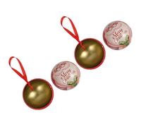 TOGEVAL 8Pcs Christmas Candy Boxes Set Xmas Treat Containers Iron Candy Boxes Small Festival Gift for Holiday Party Decorations