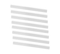 TOGEVAL 8pcs Dustpan Rubber Edge Replacement Strips Rubber Lip Accessories for Household and Commercial Use Fit Easy Install Waste Disposal Helper