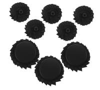 TOGEVAL 8pcs Folding Umbrella Top Screw Caps with Gasket Compact Replacement Tips for Repairing Broken Umbrellas Weatherproof Accessories Easy Installation for Outdoor Use