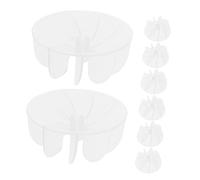 TOGEVAL 8pcs Hair Dryer Replacement Fan Blades Kit Plastic Repair Parts with Noise Reduction Technology for Quieter Hair Drying Experience Compatible with Salon and Home Hairdryers