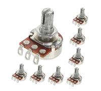 TOGEVAL 8pcs Instrument Parts Bass Guitar Parts Guitar Replacement Potentiometer Audio Pot Breadboard Trim Potentiometer Taper Breadboard Variable Resistor