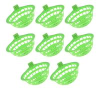 TOGEVAL 8pcs Large Plastic Bird Nests for Hatching Eggs, Parrot and Canary Breeding Nest Bowls, Finch and Pigeon Nesting Pan, Suitable for Cage Birds and Parakeets