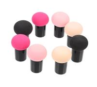 TOGEVAL 8pcs Mushroom Makeup Foundation Puff Versatile Wet Dry Sponges for Natural Application for Makeup Tools and Accessories for Powder Blush and Concealer