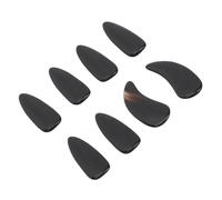 TOGEVAL 8pcs Natural Horn Guzheng Finger Picks for Children and Adults, Professional Concave Small Size Nail Covers Fingertip Protection for Guzheng Practice and Performance