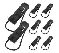 TOGEVAL 8pcs Paddleboard Fin Clips Replacement with Buckle Sup Tail Buckle Divider for Surfboard Fins Holder for Watersport Accessories