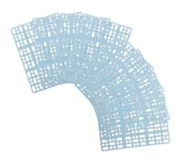 TOGEVAL 8Pcs Rabbit Cage Floor Mats Nesting Mats with Hollow Design for Small Pets Wear-resistant Foot Pads for Guinea Pig Accessories Cage Flooring for Bunny Hutches