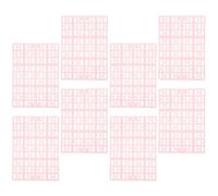 TOGEVAL 8Pcs Rabbit Cage Foot Cushions with Design Cuttable Splicing Bunny Mats for Small Animals Anti-skid Pet Cage Bottom Pads Suitable for Bathroom and Kitchen Water Use