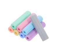 TOGEVAL 8pcs Silicone Chewable Pencil Toppers Sensory Chewing Tools for Boys with Autism Anxiety Soft Chewy Pen Charms for School Home Classroom Use