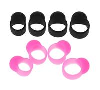 TOGEVAL 8pcs Silicone Finger Picks for Electric Drum and Percussion Instruments Soft and Comfortable Drumstick Holders and Enhanced Control for and Tongue Drum Playing