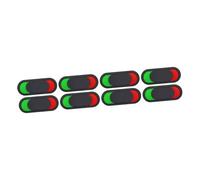 TOGEVAL 8pcs Toilet Door Signboard Knock Out Sliding Privacy Sign for Bathroom Decor Occupied Vacant Signboard Office Shopping Mall Use