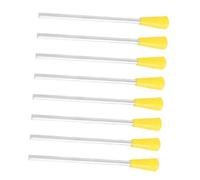 TOGEVAL 8pcs Triangle Iron Mallets Metal Percussion Sticks for Music Learning for Professionals Students for Educational Practice Sessions