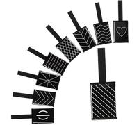 TOGEVAL 9pcs Cat Eye Nail Art Magnet Wand Ends Strong Magnetic Force Manicure Tools for DIY Pattern Design Portable and Lightweight for Home and Salon Use
