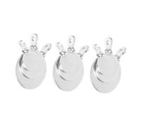 TOGEVAL 9pcs Small Metal Targets Shooting Training Set Stainless Steel Practical Archery Targets for Exercise and Practice Includes 2cm 3cm 4cm Disc Sizes Suitable for Shooting Range