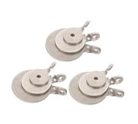 TOGEVAL 9pcs Stainless Steel Shooting Targets for Competition and Training High Strength Metal Plates for Target Practice Portable and Silver Range Accessories