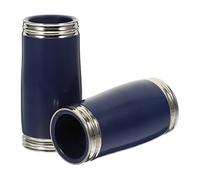 TOGEVAL Abs Dark Blue Clarinet Tuning Tube Pair, Colorful Wind Instrument Pitch Adjustment Accessory, Clarinet Barrel Part for Musical Instrument Use