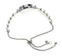 TOGEVAL Accessory Rhinestone Versatile Formal Wear to Easy for for Events Bracelet Elegant Silver Watch and Set with Diamonds, Zinc Alloy Quartz Round Wrist Women Outfits