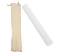 TOGEVAL Acrylic Bowl Mallet Tibetan Singing Bowl Stick Solid Design Lightweight Simple Looking White Parts for Meditation and Relaxation