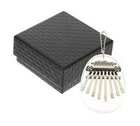 TOGEVAL Acrylic Kalimba Thumb Piano Tone Musical Instrument for Music Unique Design Comfortable Arc Shape for Easy Playing Family and Friends