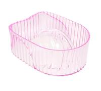 TOGEVAL Acrylic Nail Soaking Bowl Pink Manicure Soak off Bowl Salon Hand Soaking Container for Nail Art and Dead Skin Softening