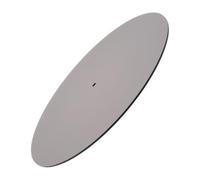 TOGEVAL Acrylic Vinyl Record Turntable Mat Anti-static Anti-skid Cushion Protective Pad for All Vinyl Records Smooth Sound Reduction Vibration Transparent Black