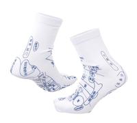 TOGEVAL Acupressure Reflexology Socks with Elastic Massaging Sock and Acupressure Pen Set for Foot Meridian Therapy for Foot Health and Plantar Massage in Men and Women