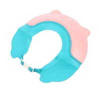 TOGEVAL Adjustable Baby Shower Cap Pink Protective Ear Shampoo Hat Soft Bathing Shield for Infant Bath Time