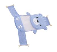 TOGEVAL Adjustable Bath Support Net Mesh Shower Bather Breathable Skin-Friendly Bath Seat for Newborns and Blue